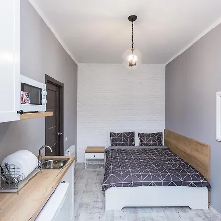 דירה файна смарт-квартира біля жд вокзалу на городоцькій 143 לבוב